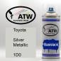 Preview: Toyota, Silver Metallic, 1D0: 400ml Sprühdose, von ATW Autoteile West.